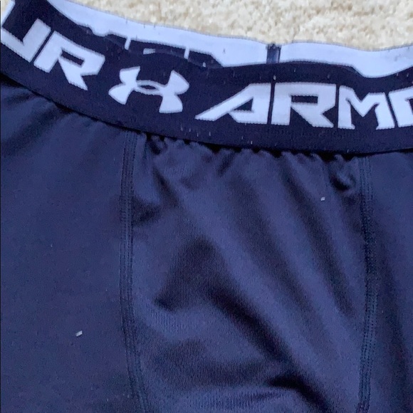 Under Armour ColdGear Compression Leggings Navy S - Picture 4 of 6